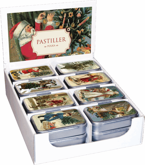 pastilladósir karmellu jólasveinar