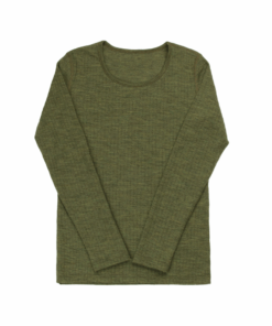 Nærlín síðerma ullarbolur kvk - FORSALA