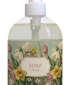 handsápa fljótandi túlipanar